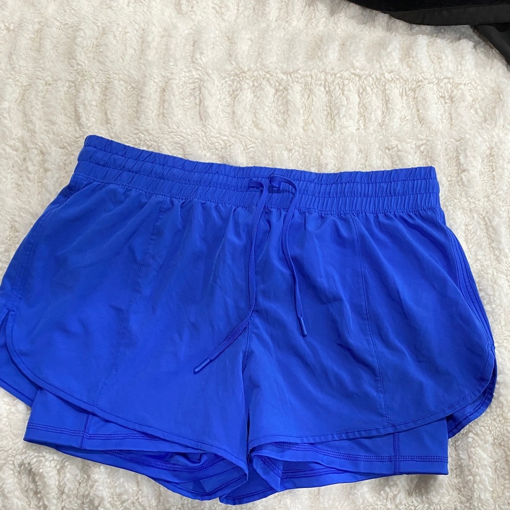 90 Degree By Reflex Vibrant Blue Athletic Shorts